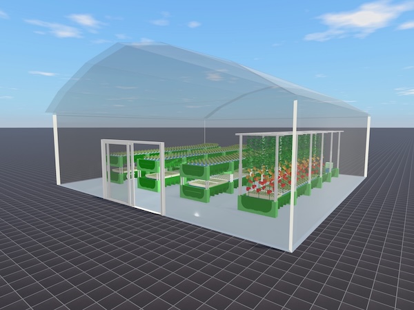 EasyGrow rooftop aquaponics