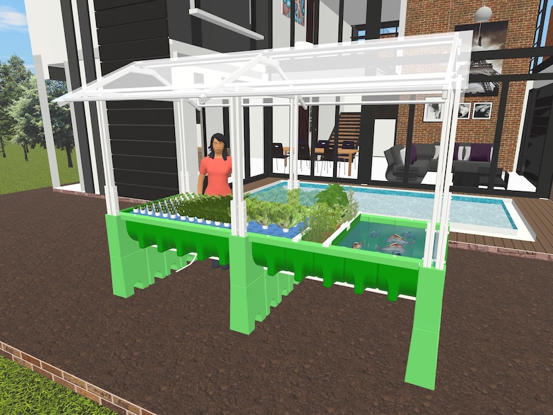 AHAponics AHAS Comfort gable roof