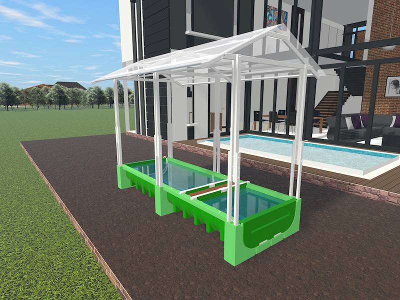 AHAponics AHAS garden kits installation 13