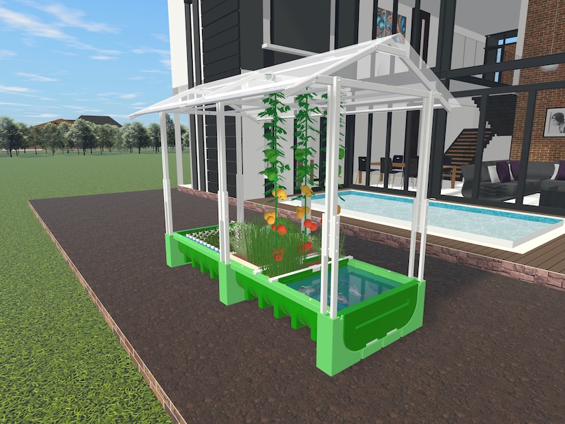 AHAponics AHAS garden kits installation 15