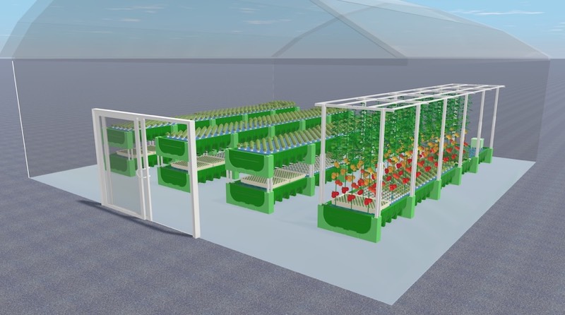AHAponics AHAS EasyGrow farm