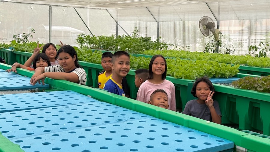 AHAponics AHAS aquaponics farm for abused children in Thailand