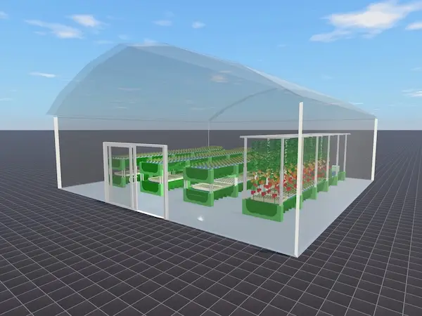 EasyGrow rooftop aquaponics